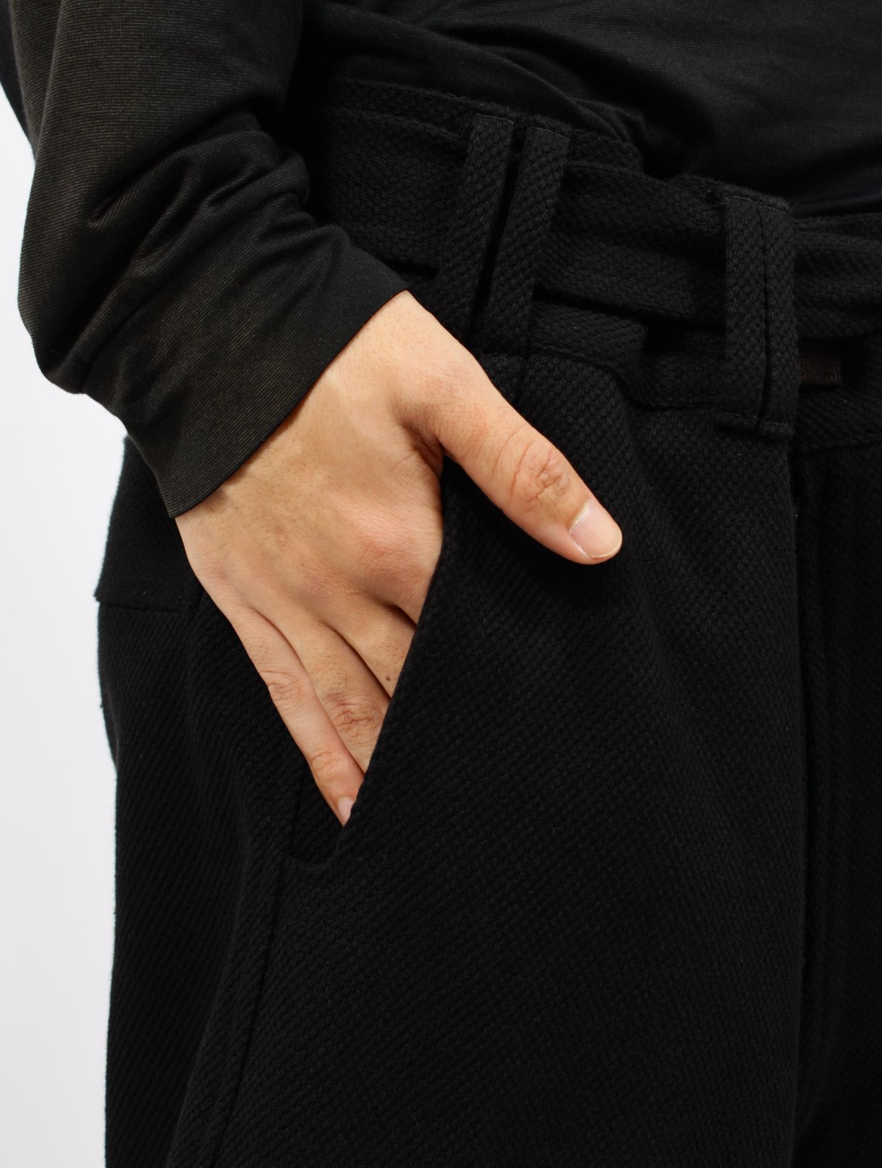 【25AW】ヤタガラス パンツ / 八咫烏 PANTS / サシコブラック