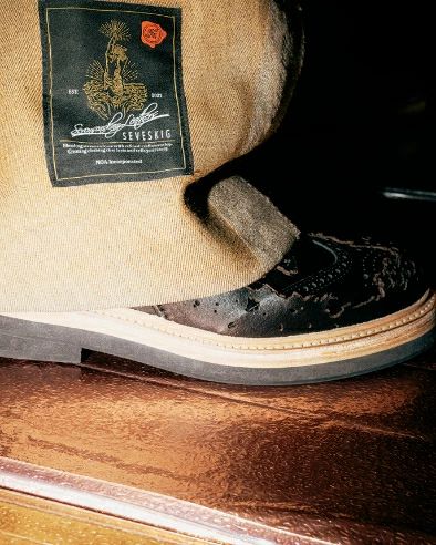 【26AW】KIDS LOVE GAITE コラボ インサイドアウト・ウィング・ジップ・ブーツ / INSIDE-OUT WING ZIP BOOTS / ブラック