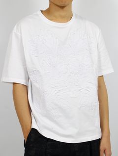 【25SS】 花柄 刺繍 半袖 Tシャツ / EMBROIDERY T-SHIRTS / ホワイト
