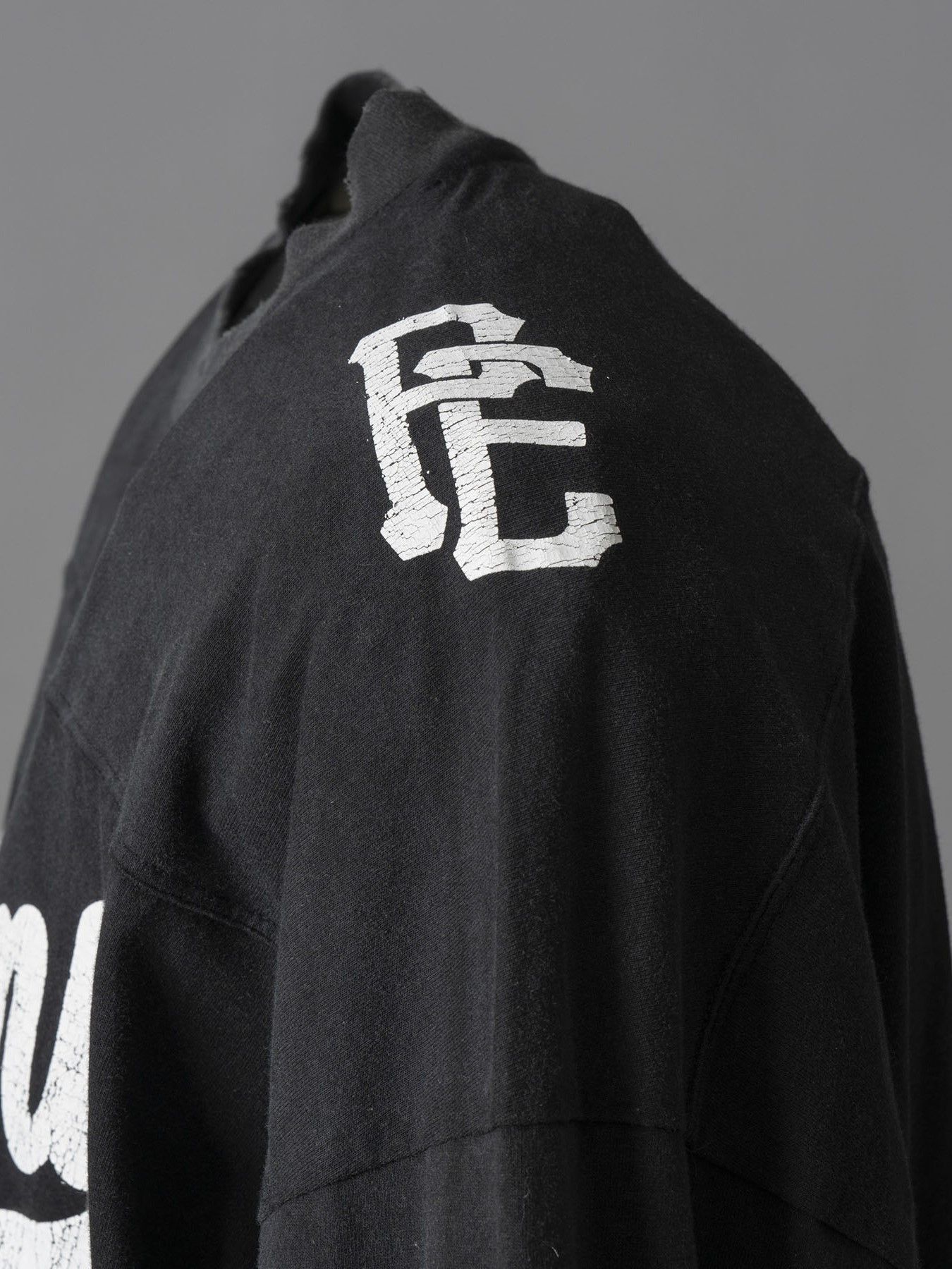 パブリック エネミー オーバーサイズ ロングスリーブ Tシャツ / PUBLIC ENEMY PRIME-OVER L/S T-SHIRT #3 / ブラック