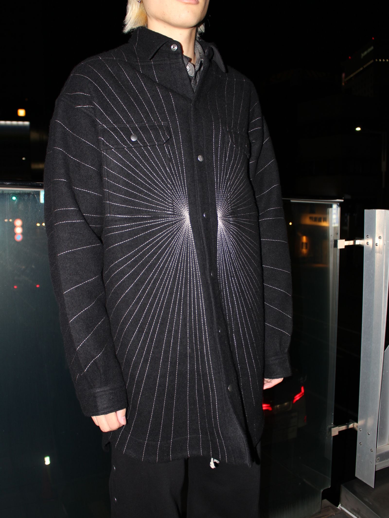 RICK OWENS - 【23FW】オーバーサイズ アウターシャツ