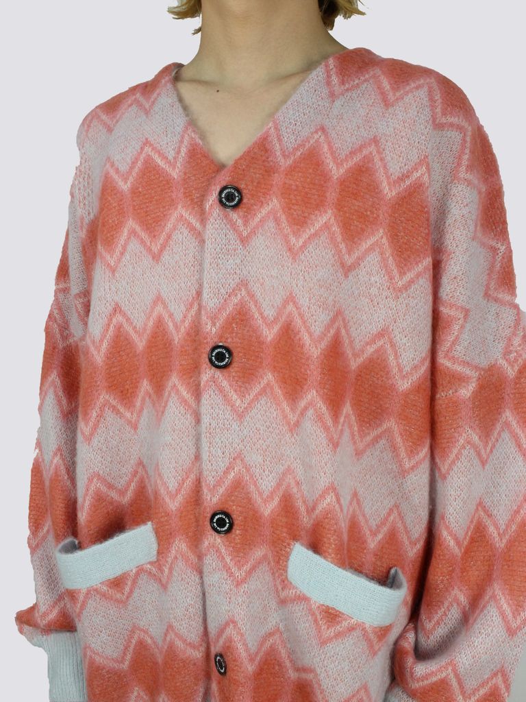 DAIRIKU - 【23AW】モヘア ボーダー カーディガン / MOHAIR BORDER 