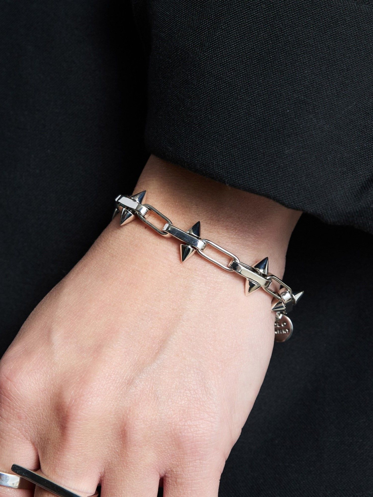 スパイク リンク ブレスレット / SPIKE LINK BRACELET -15mm- / シルバー
