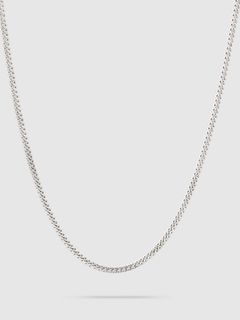 カーブ チェーン ネックレス M / CURB CHAIN M / シルバー
