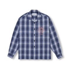 【26AW】オンブレ チェック シャツ / OMBRE CHECK SHIRT / SAX BLUE(ブルー)
