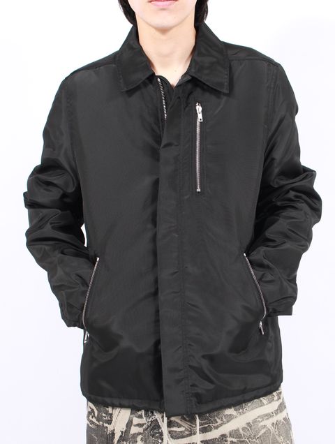 【25AW】コンシール ジップフロント ジャケット / CONCEALED ZIPFRONT JKT / ブラック