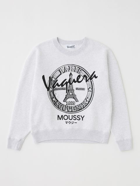 【26SS】オーバーサイズド スウェットシャツ / VQ OVERSIZED SWEATSHIRT / グレー