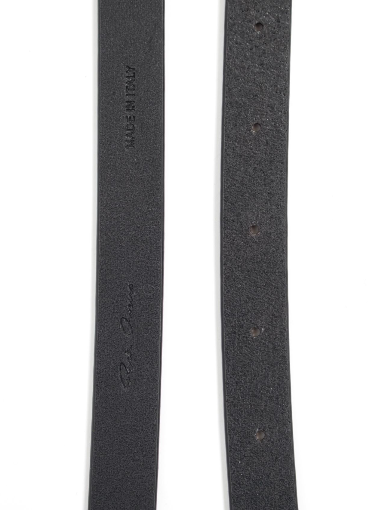 【25AW】ミニ ストゥージーズ レザー ベルト / MINI STOOGES BELT / ブラック