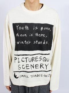 【26AW】ステイトメント イン ディセンバー ロングスリーブ Tシャツ / STATEMENT IN DECEMBER(L/S TEE) / キャンバス