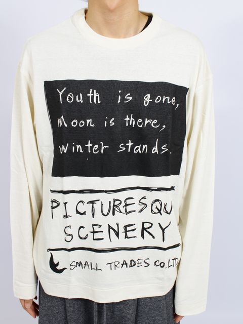 【26AW】ステイトメント イン ディセンバー ロングスリーブ Tシャツ / STATEMENT IN DECEMBER(L/S TEE) / キャンバス