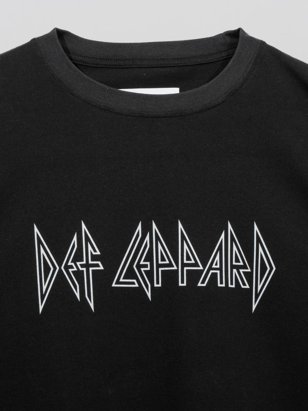 デフ レパード オーバーサイズ Tシャツ / DEF LEPPARD PRIME-OVER CREW NECK T-SHIRT #3 / ブラック