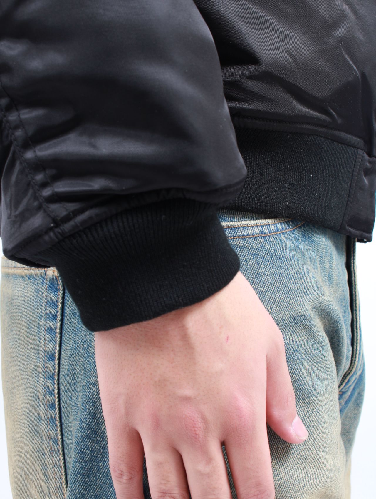【25SS】Hiroki Tsukuda ブラフィック 転写 FOSTEXコラボ 4WAY リバーシブル ボンバー ジャケット / × FOSTEX 4WAY BOMBER JACKET / ブラック