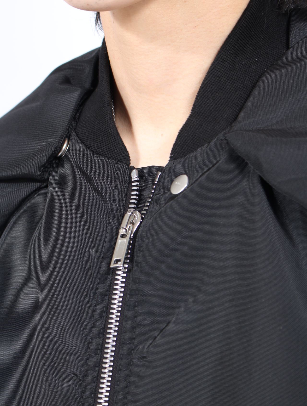 【25AW】 コンバーチブル ジャンボ ピーター フライト ナイロン ボンバー ジャケット / CONVERTIBLE JUMBO PETER FLIGHT / ブラック