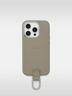 カラビナ付アイフォンケース / CARABINER CASE / トープ