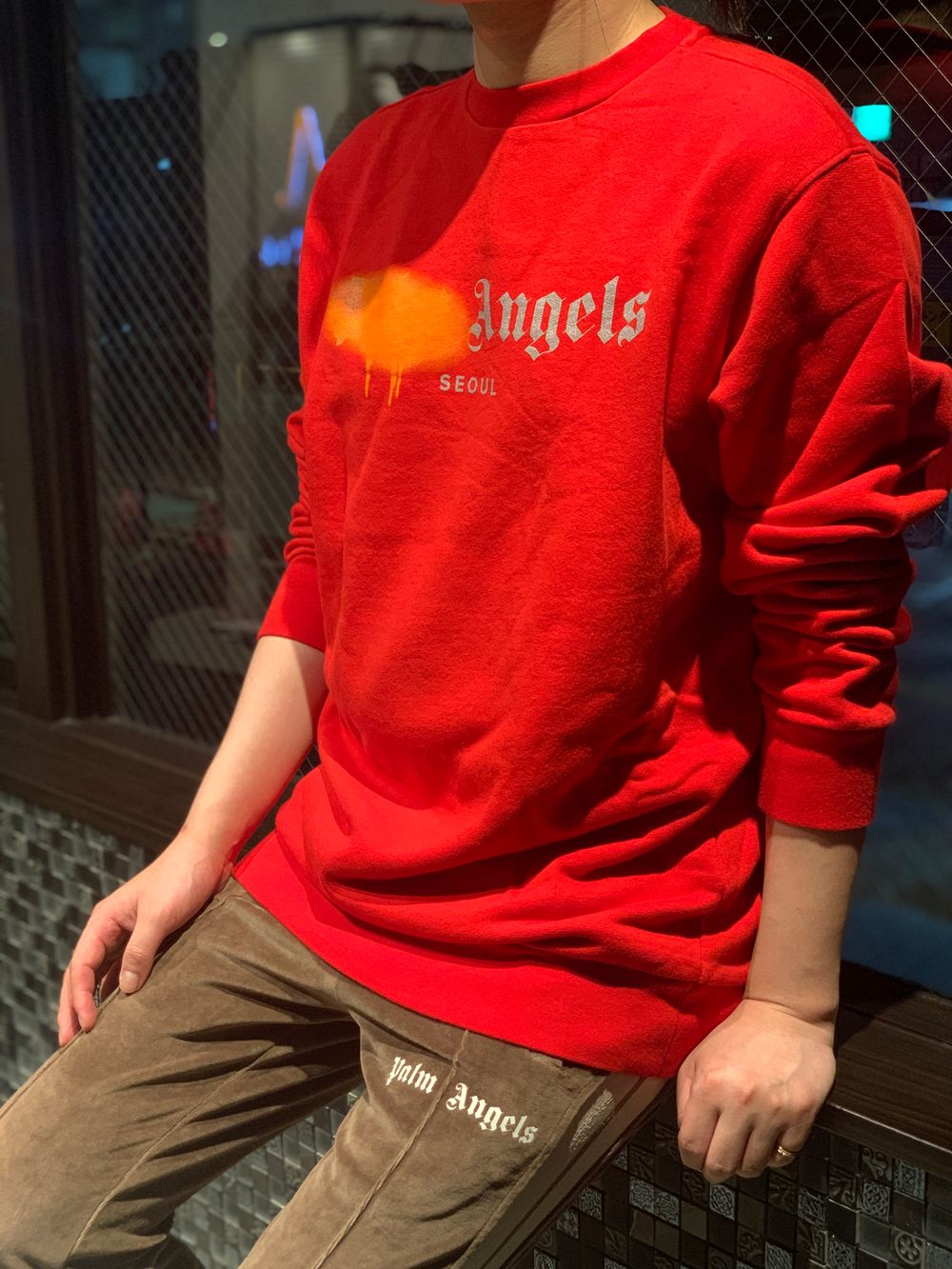 “Palm Angels”スプレーペイント スウェットを使ったコーディネートのご紹介!