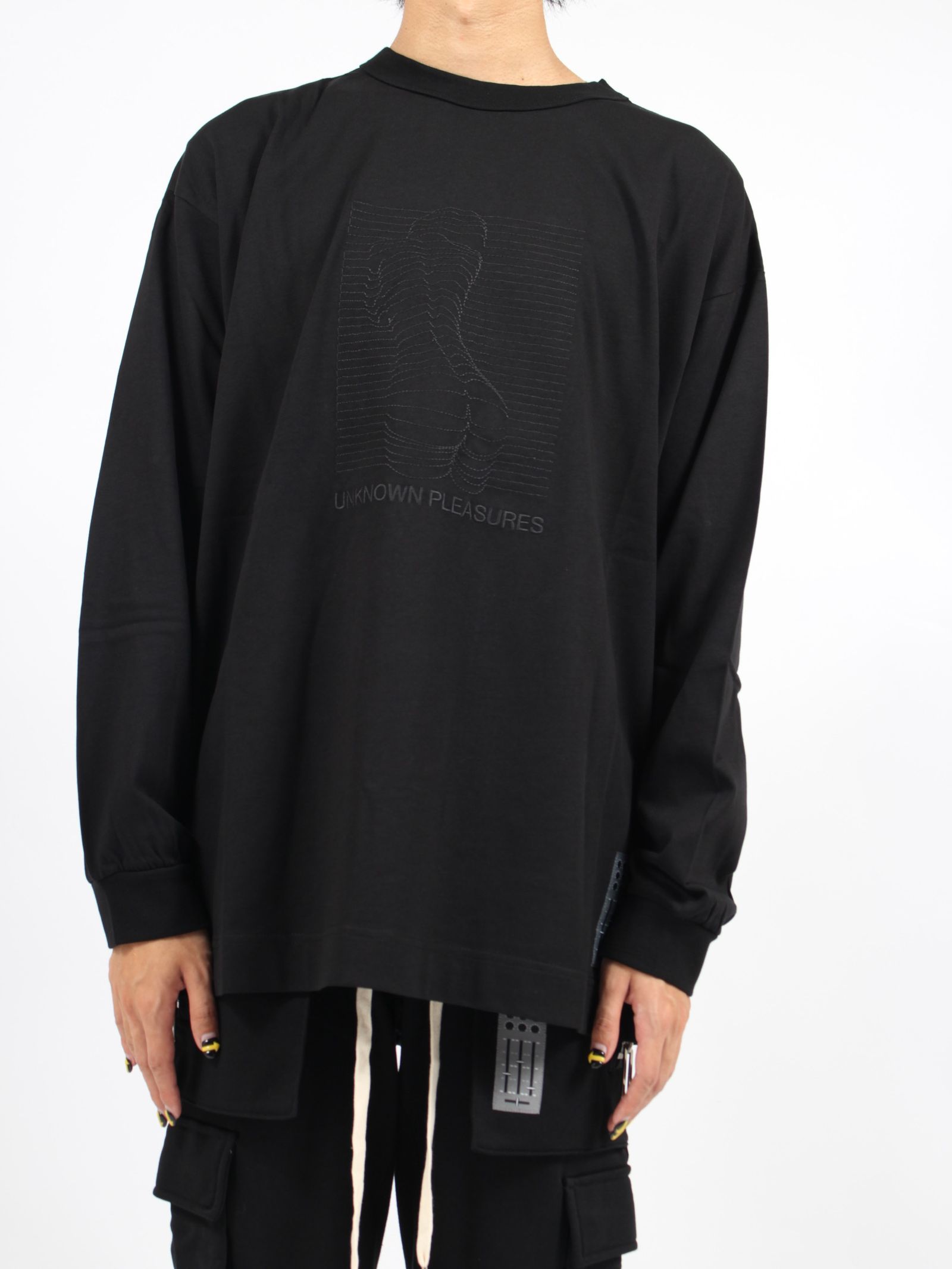 【24AW】アンノウン プレジャーズ ロングスリーブ / UNKNOWN PLEASURES LS / ブラック