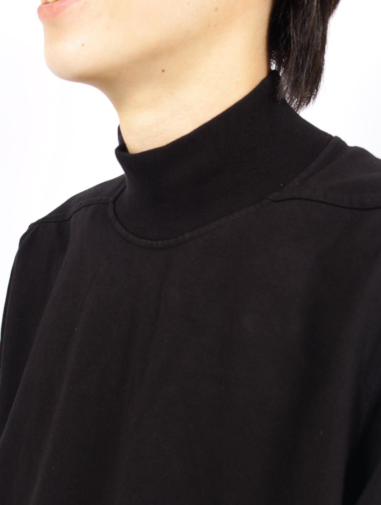 【25AW】ヘッドオン ダブルネック スウェット プルオーバー 長袖 カットソー / HEADON DBL SWEATER / ブラック