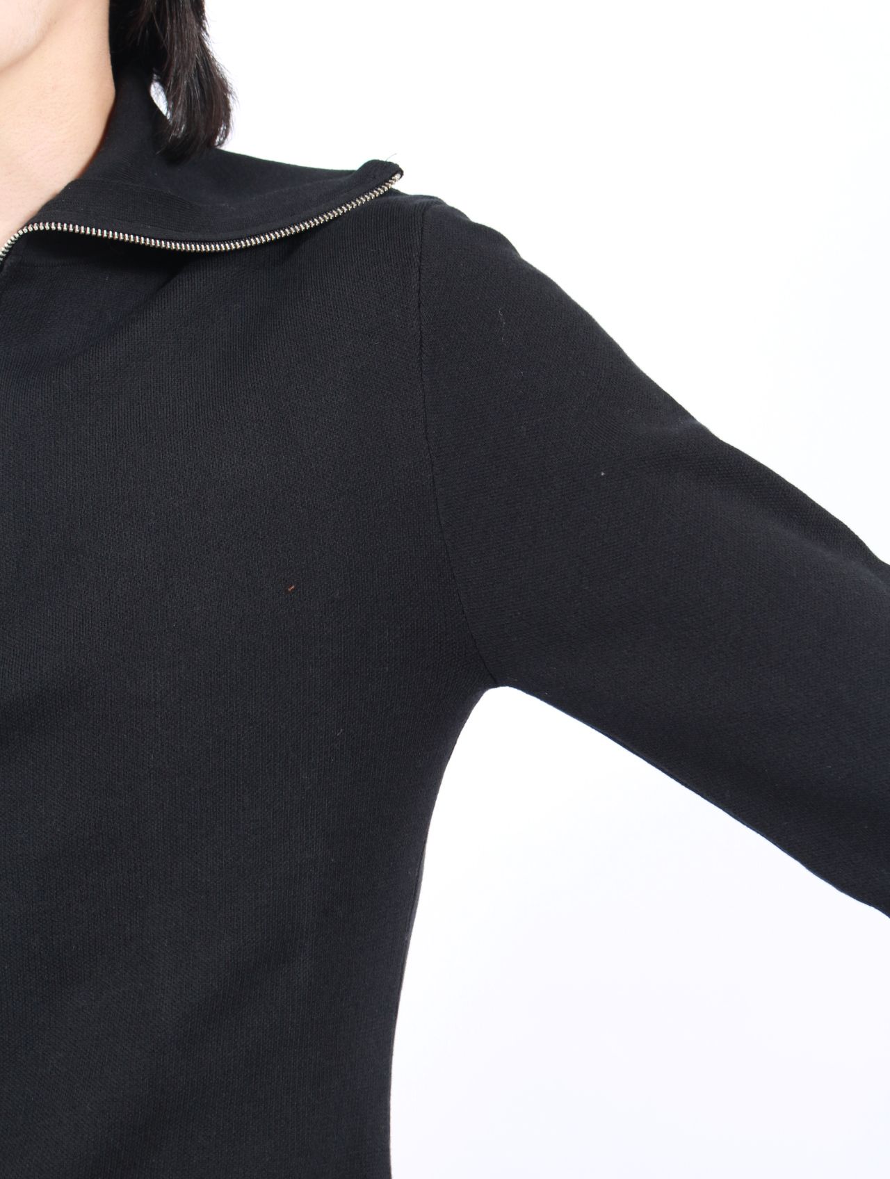ジップアップ タートルネック / ZIP UP TURTLE NECK / BLACK(ブラック)