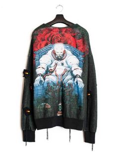 【26SS】"メモリーズ" 大友克洋 ジャガード カーディガン / MEMORIES M.V Jacquard Cardigan / ブラック