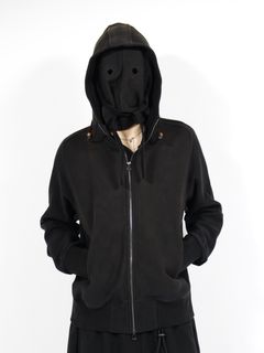 【26SS】グワイ マスク フード / GWAI MASK HOOD / ブラック