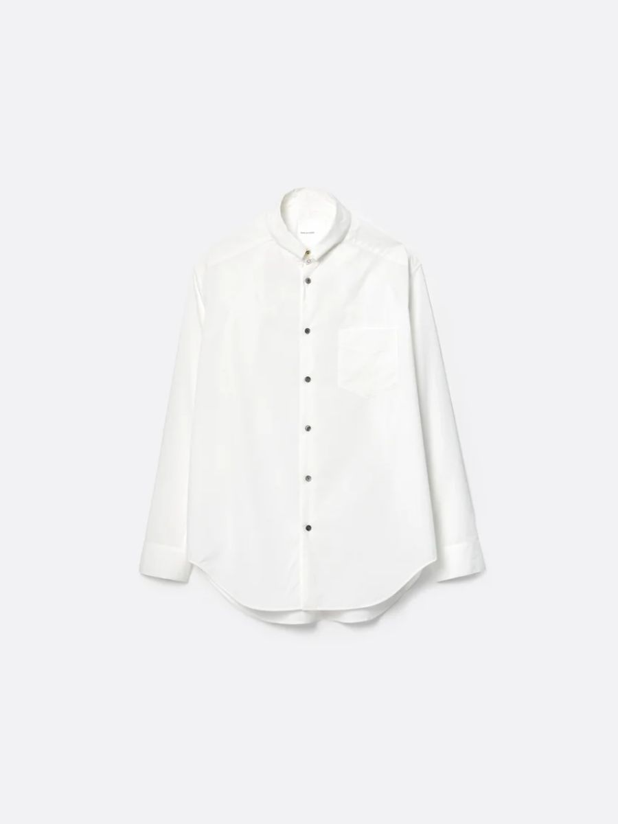 【26AW】 レギュラー フィット タブ カラー シャツ / REGULAR FIT TAB COLLAR SHIRT / ホワイト
