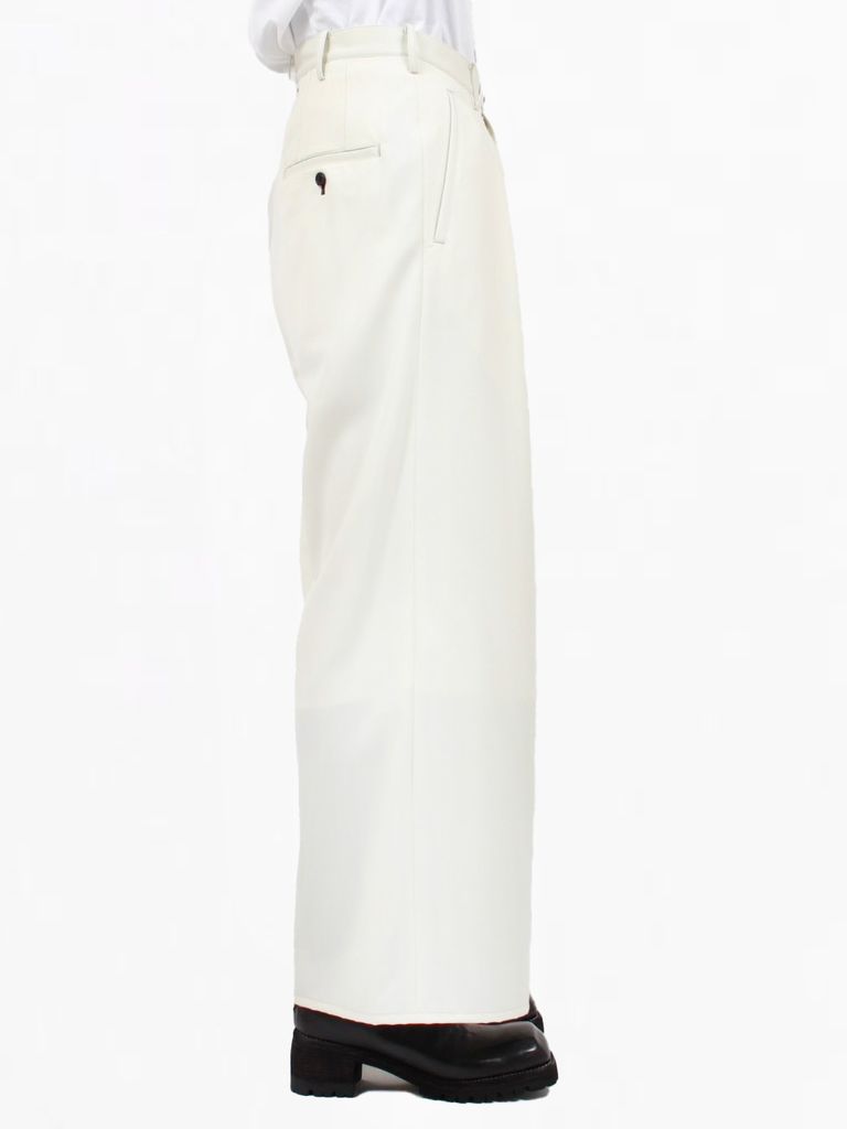 sulvam - 【24SS】ビッグ タック ワイド パンツ / BIG TUCK WIDE PANTS 