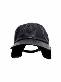 【THE GEEKSコラボ】レザー イヤーフラップ キャップ / x THE GEEKS LEATHER EARFLAP CAP / ブラック