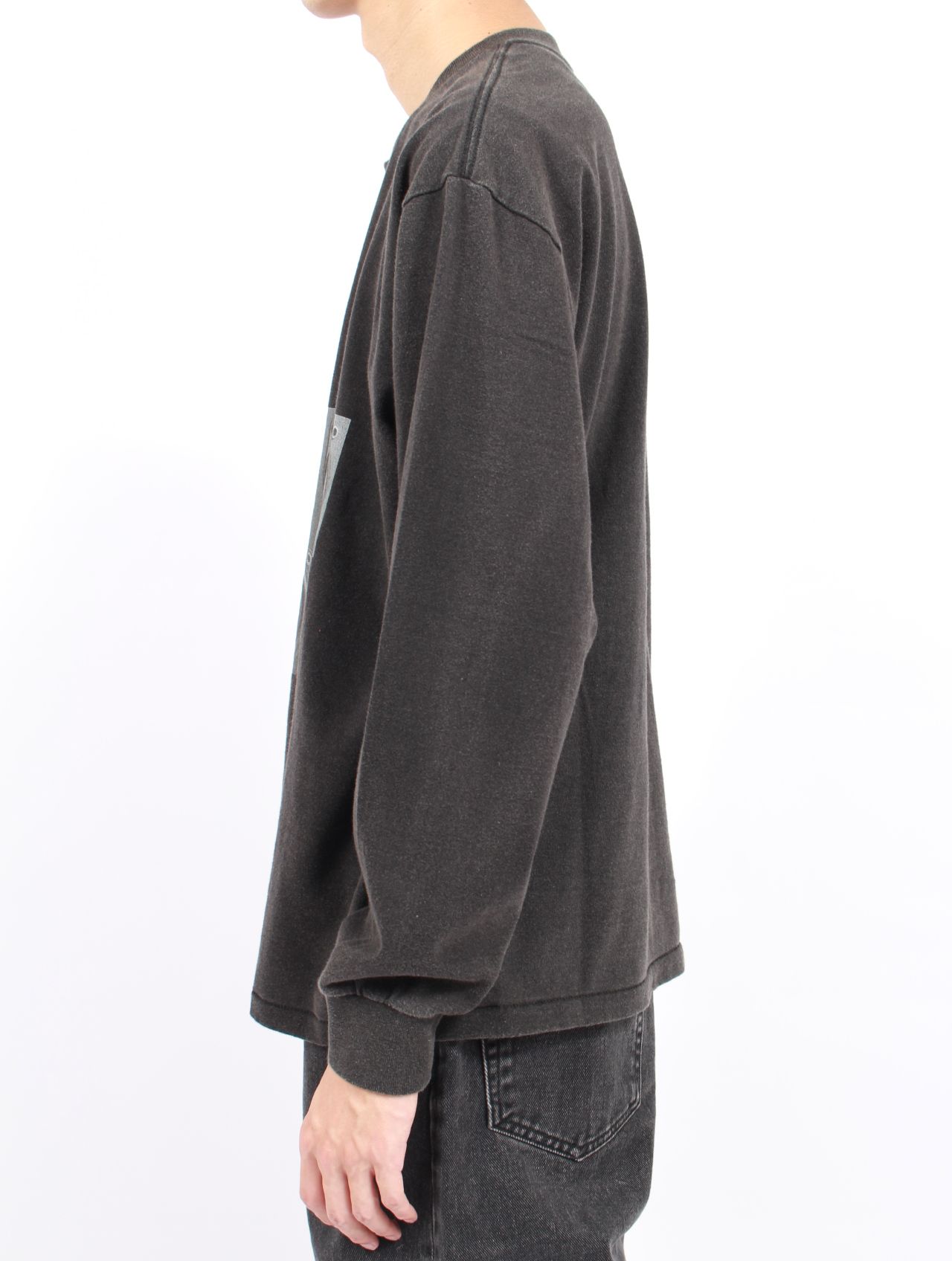【25AW】スピーカー グラフィック ロングスリーブ 長袖 カットソー / SPEAKER LONGSLEEVE / ブラック