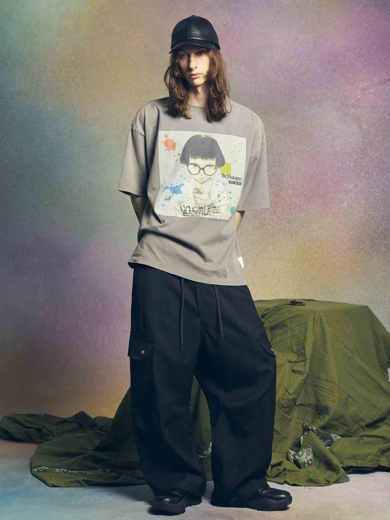 古塔つみ 描き下ろし オーバーサイズ Tシャツ / COTOH 3rd ALBUM T-SHIRT / グレー