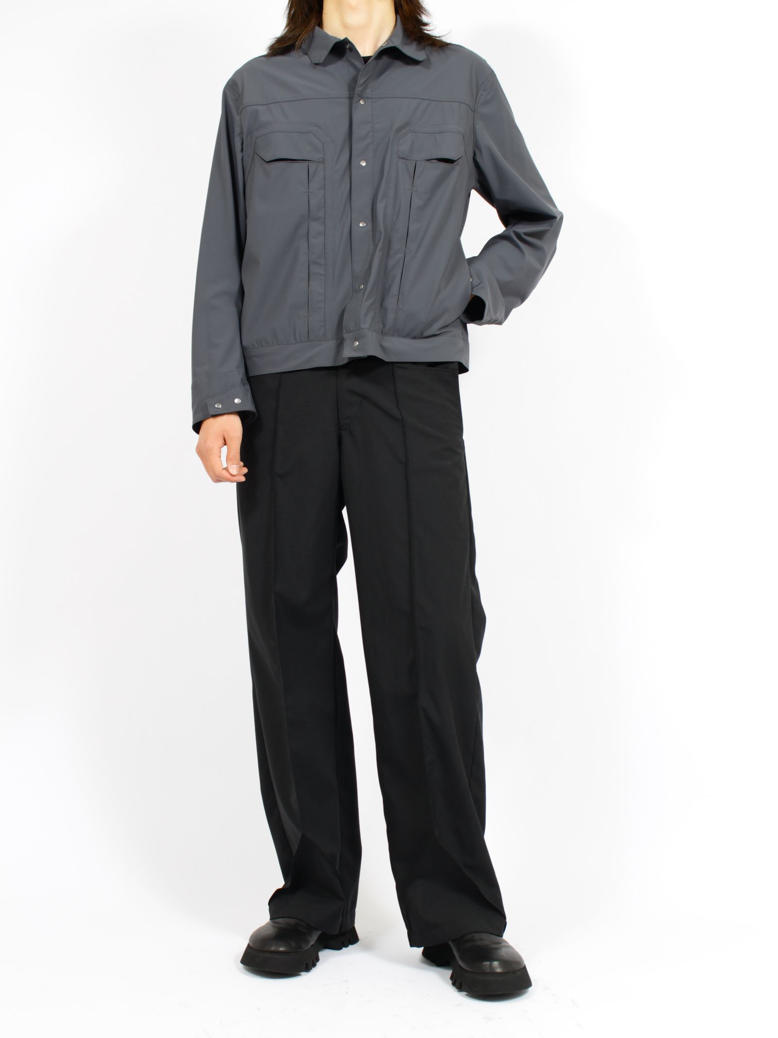 【26SS】6ポケット パネル ナイロン ジャケット / 6POCKET PANEL NYLON JKT / ダークグレー