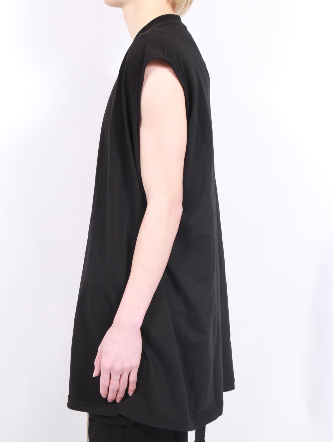 名品☆ リックオウエンス   ノースリーブ タープT TARP T RICK OWENS - 【24SS】ノースリーブ オーバーサイズ Tシャツ