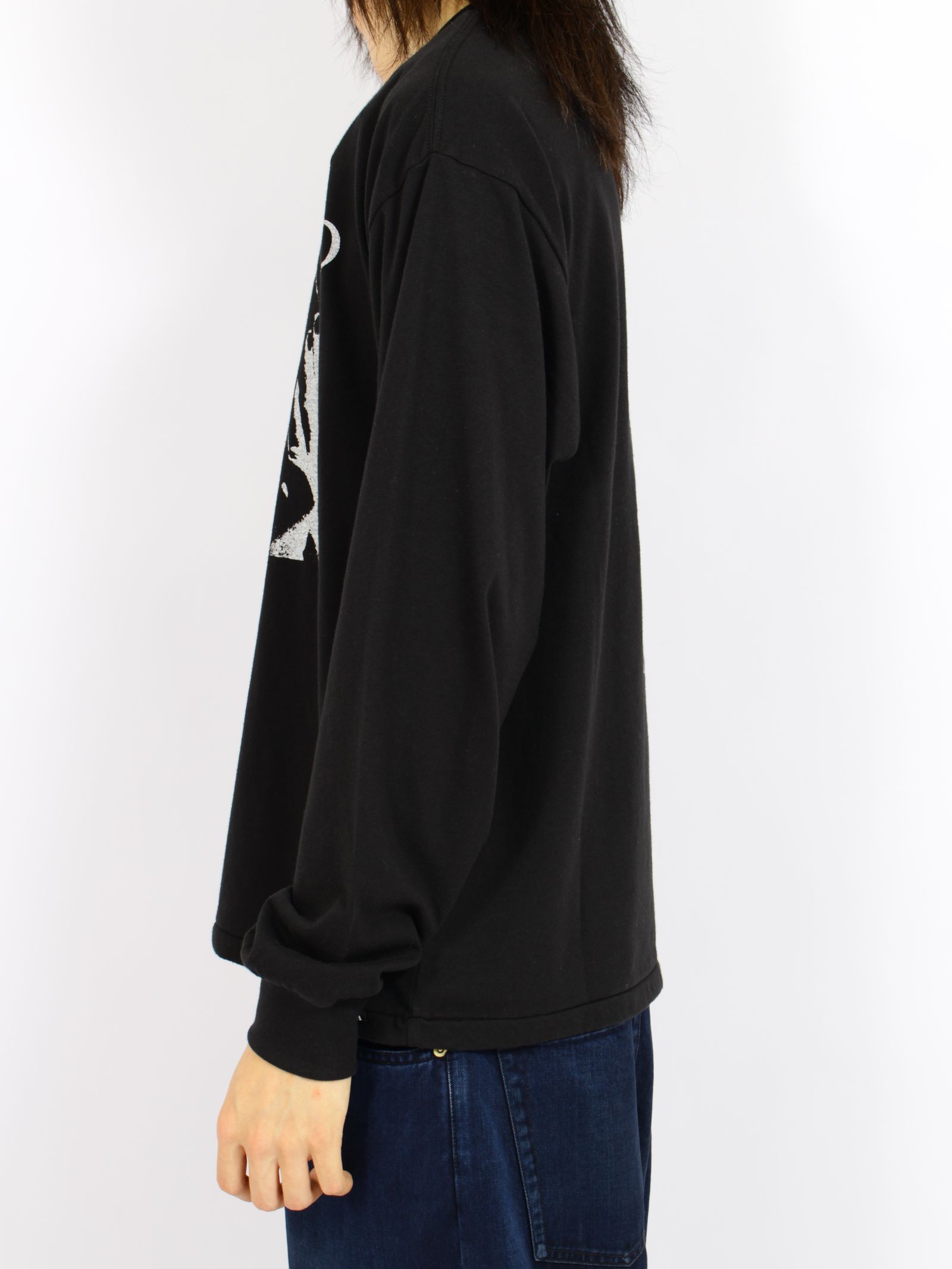 【26AW】ディストーテッド・ガール・ロングスリーブ・ティーシャツ/ "DISTORTED Girl" L/S T-shirt / ブラック