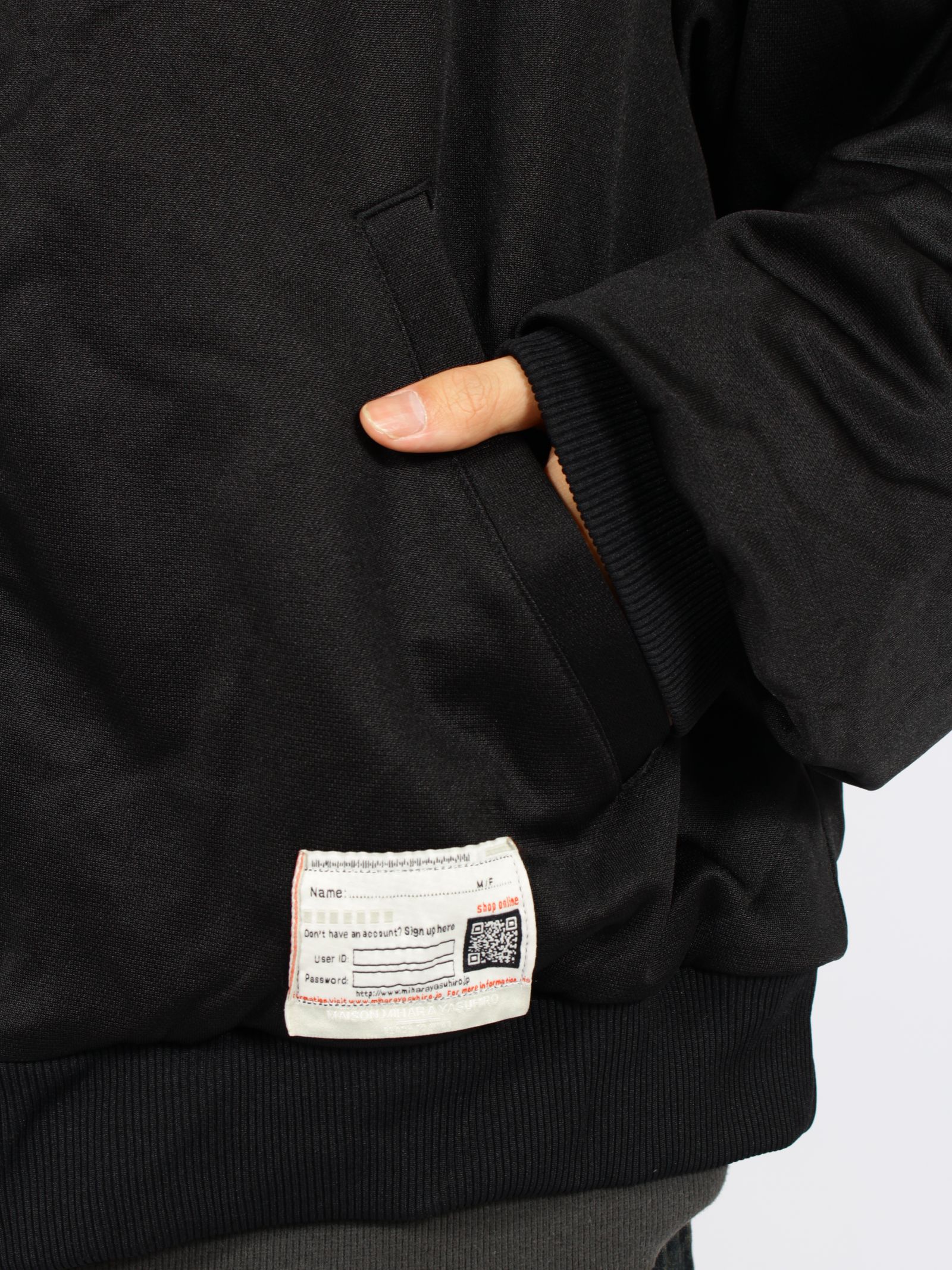 【26AW】 トラック ジャケット レイヤード スウェット パーカー / TRACK JACKET LAYERED / ブラック