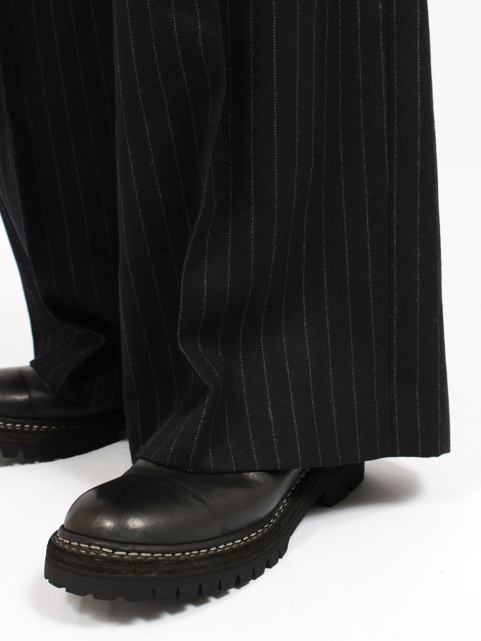 【26AW】ワイド トラウザーズ / WIDE TROUSERS / ブラック
