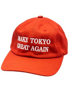 【25SS】メイク トーキョー グレイト アゲイン キャップ / MAKE TOKYO GREAT AGAIN CAP / レッド