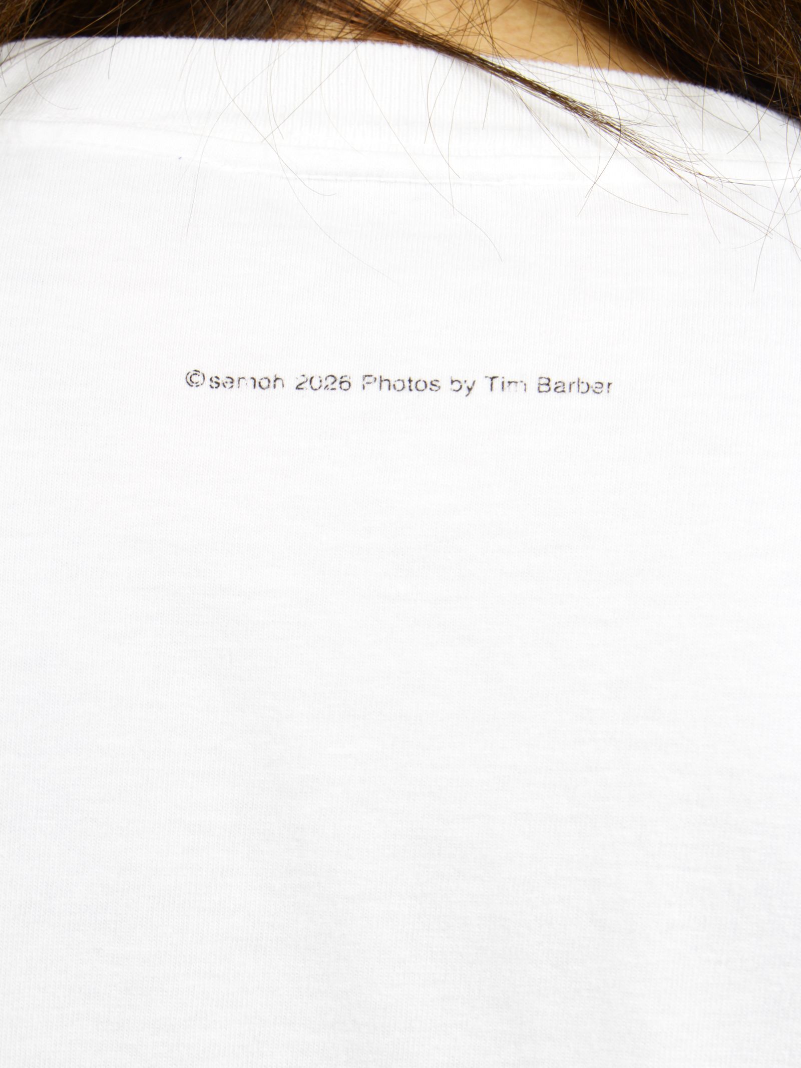 【26SS】ティム・バーバー フォトグラフ ボーイ Tシャツ オニータ / Tim Barber Photograph BOY T-SHIRT ONIETA / ホワイト