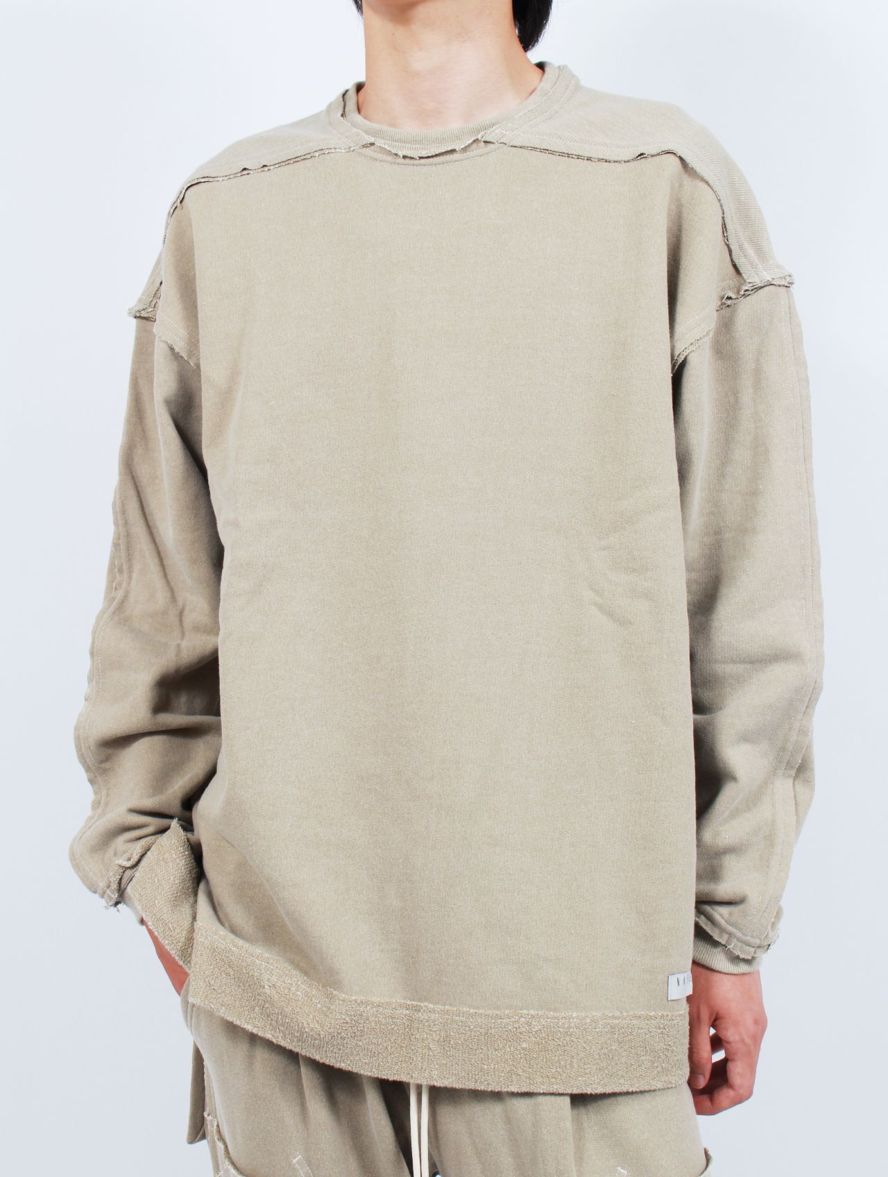 【25AW】ピグメント ロングスリーブ スウェット プルオーバー / PGMNT LSC / ベージュ