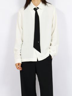 【26AW】 ネクタイ / NOT-TIE "SUITING" / ブラック