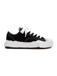 "ハンク" キャンバス ローカット スニーカー / HANK LOW CANVAS SNEAKER / ブラック