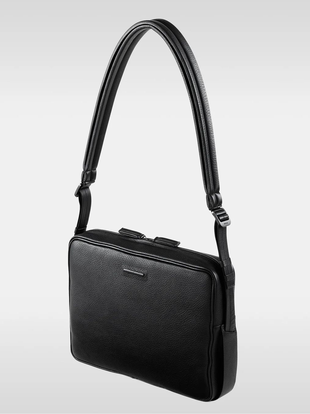 ソフトショルダーバック ラージ / SHOULDER BAG FOR LAPTOP / ブラック