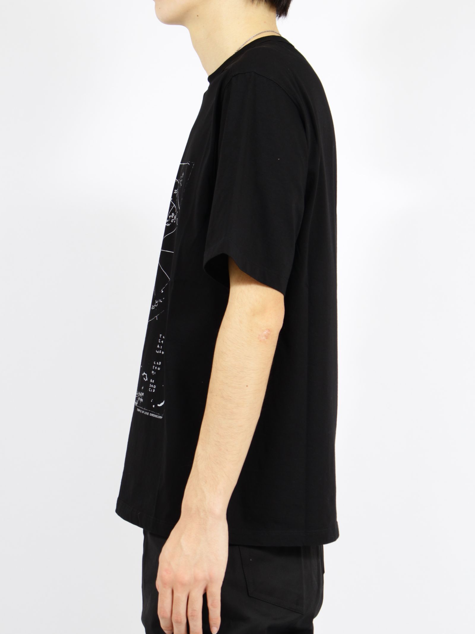 【26SS】ブラッド 半袖 プリント Tシャツ / BRAD T / ブラック×ミルク