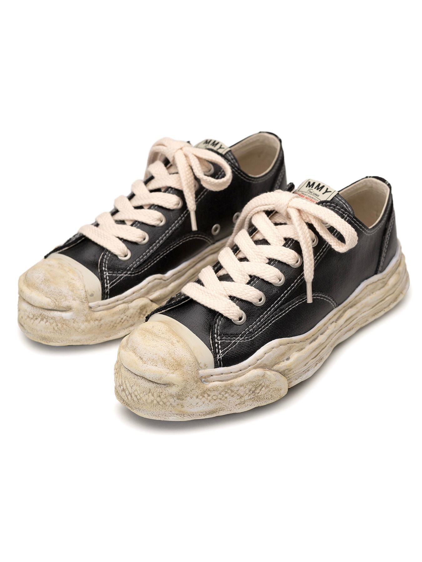 "ハンク" シリコンコーティング ローカット スニーカー/ HANK OG SOLE SILICON COATING LOW-TOP SNEAKERS / ブラック