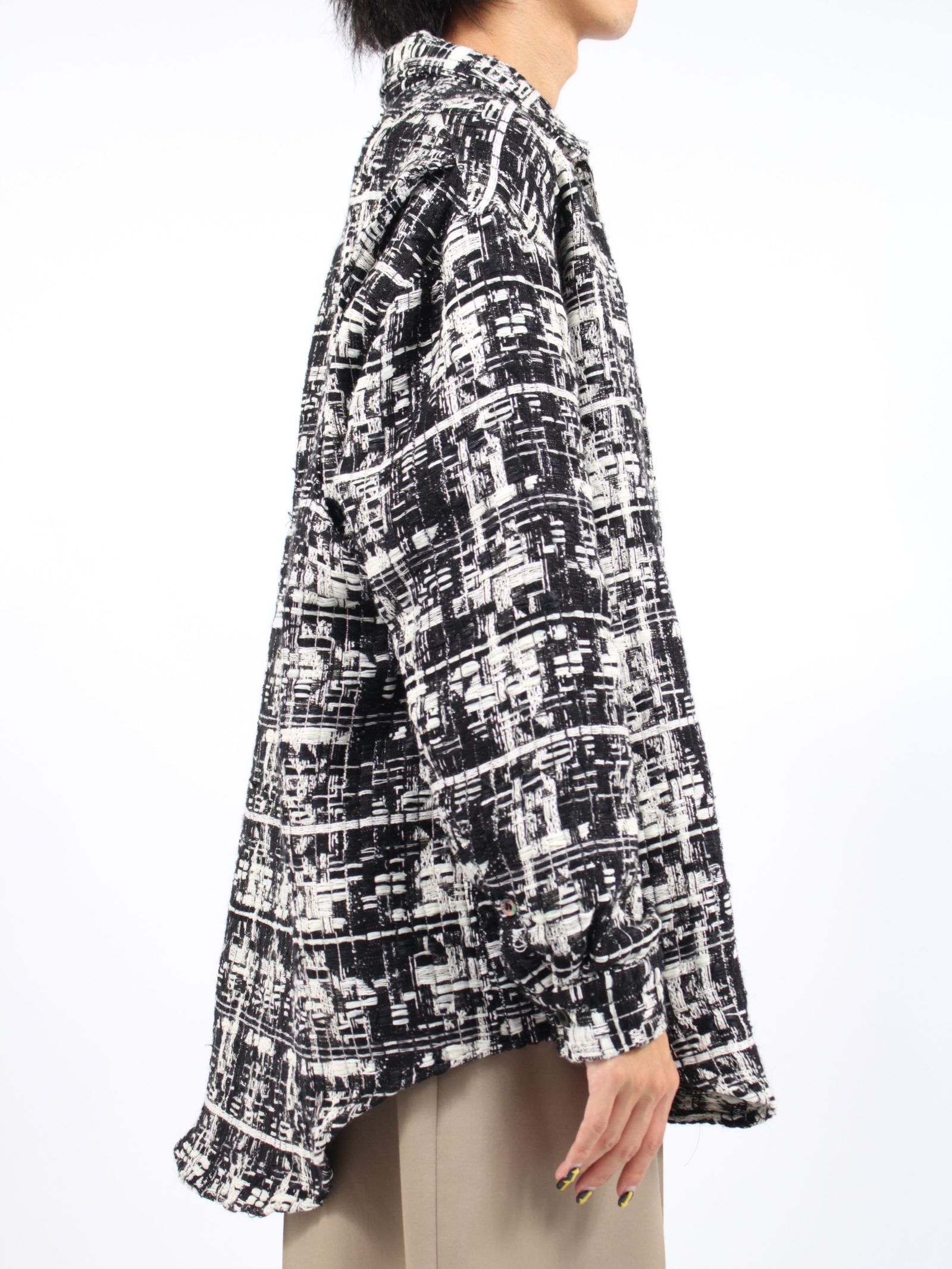 【極美品✨】Whim Gazette モヘヤ混　ツイードジャケット　金釦　近年 semoh - 【24AW】コットンツイード ジャケット / COTTON TWEED