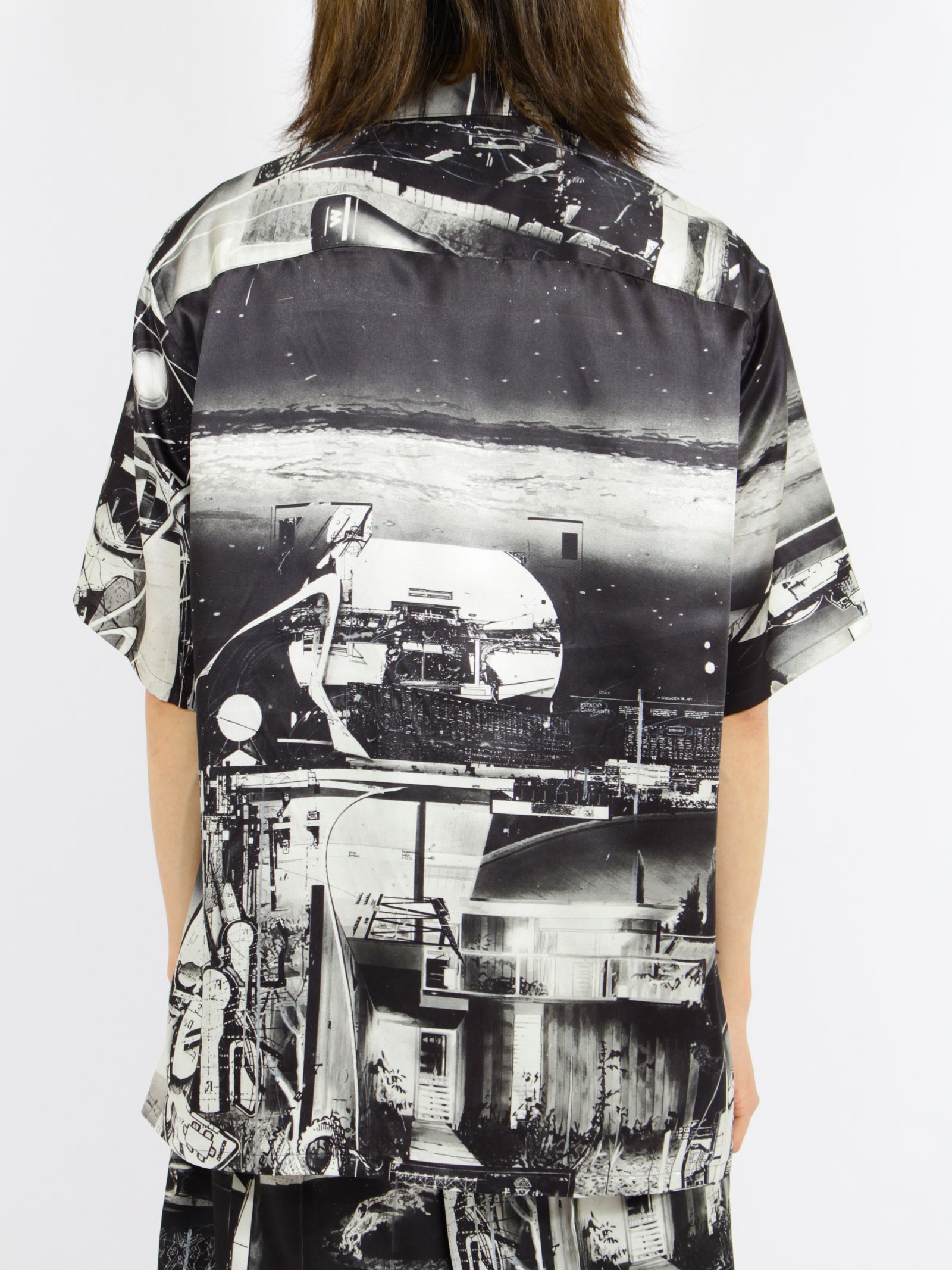 【26SS】佃弘樹 グラフィック シャツ / × HIROKI TSUKUDA GRAPHIC SHIRT / ブラック