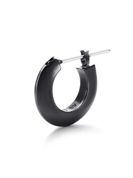 【取り寄せ】【片耳用】ディスク ピアス / Disk Pierce - S / ブラック