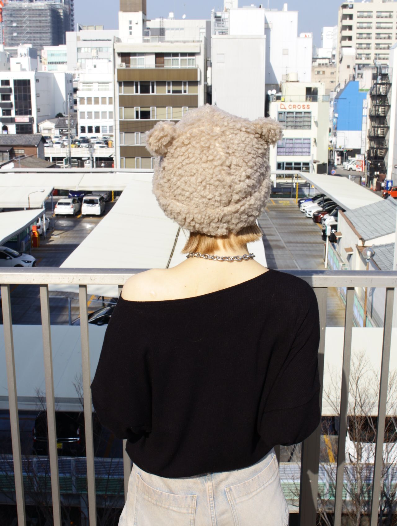 【26SS】ベアー ビーニー 帽子 / BEAR BEANIE / ブラウン