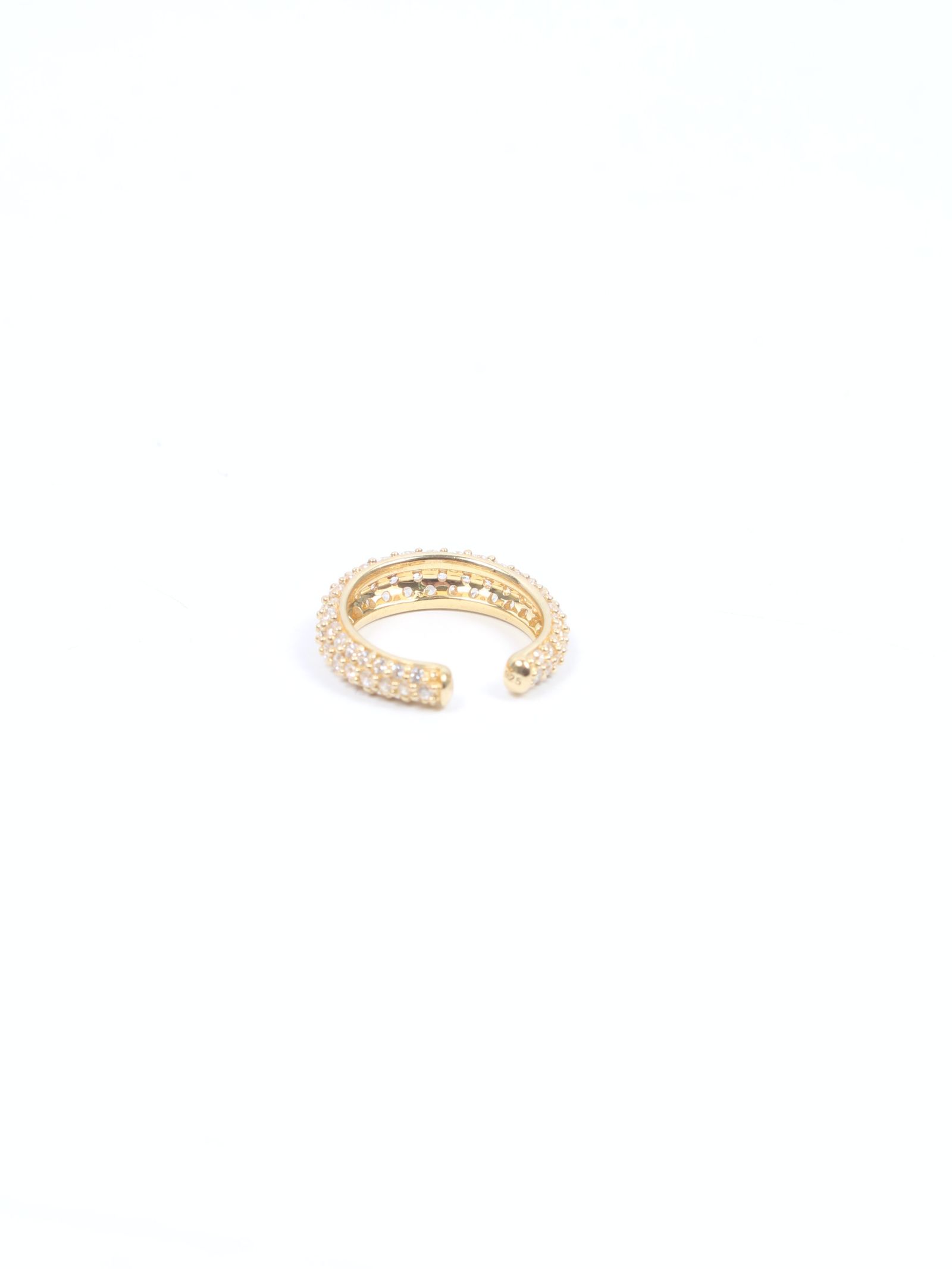 ◆TOMWOOD◆クッション イヤーカフ ジルコニア ゴールド*片耳用* TOMWOOD - 【片耳用】ジルコニア イヤーカフ / EAR CUFF SLIM