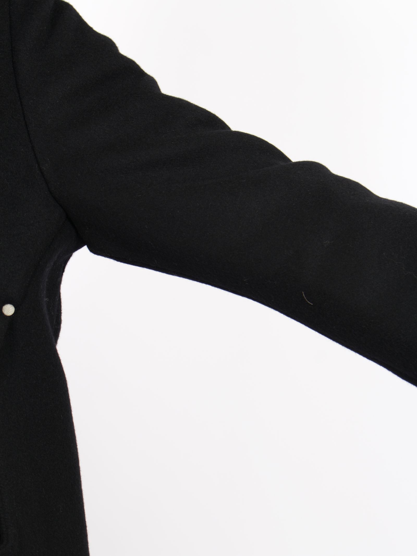 【26AW】ショート ペア コート ピーコート 3way ナポレオンジャケット / SHORT PEA COAT / ブラック