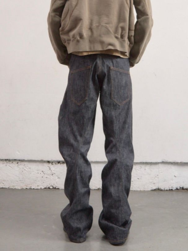 【26SS】3D ツイステッド ジーンズ / 3D TWISTED JEANS 3.0 / RAW INDIGO (ロー インディゴ)