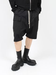 【24AW】サルエル カーゴ ショーツ / CARGO PODS / ブラック